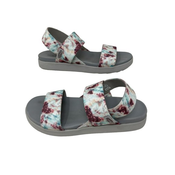 KEEN Women's Elle‎ Backstrap Sandal Open Toe Tie Dye Size 9.5 - Picture 1 of 7